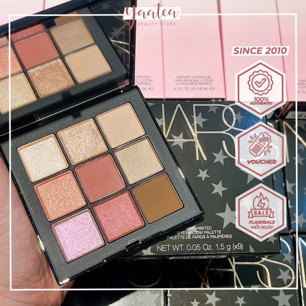 Bảng Mắt Nars Uninhibited 9ô
