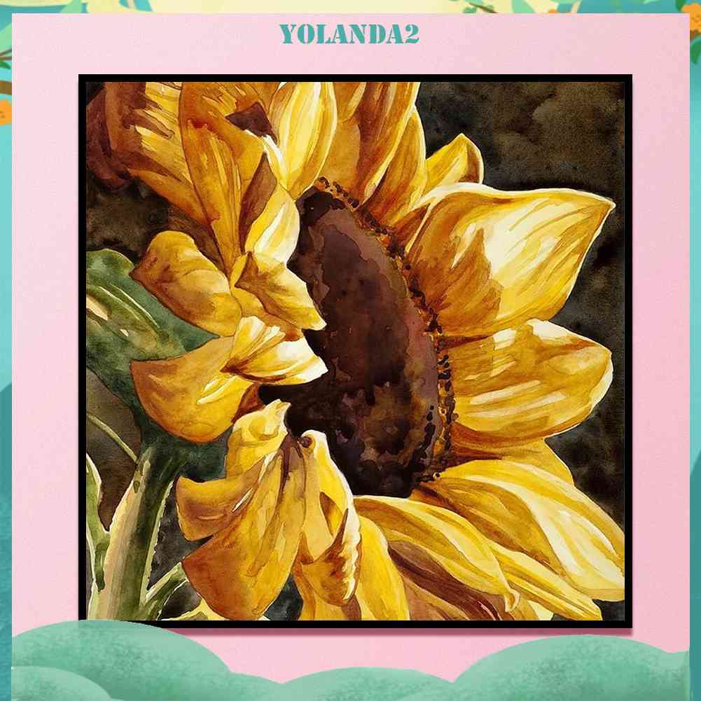 Bộ Tranh Thêu Chữ Thập DIY Hình Hoa Hướng Dương 11CT Yolanda2 /