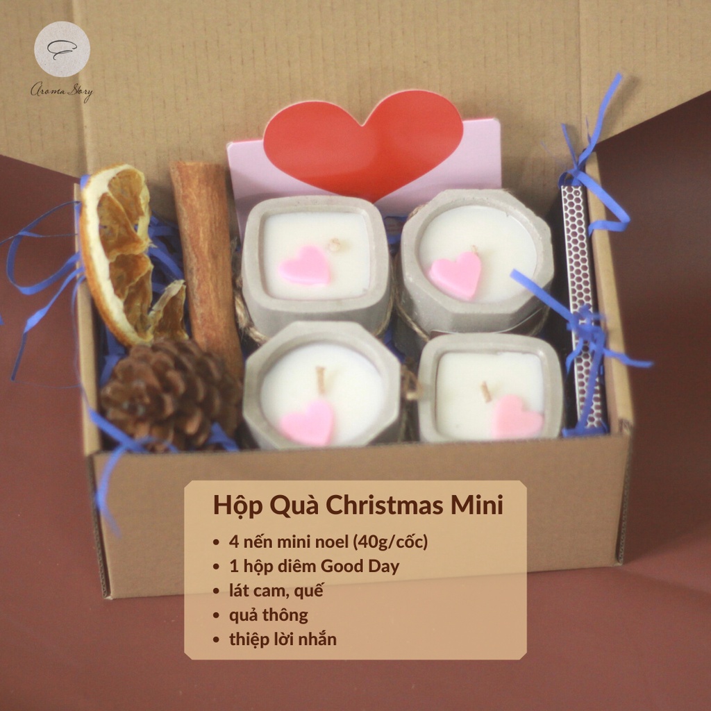 Hộp Quà Nến Thơm, Set Quà Nến Thơm Mini Candle Cup Handmade Tự Chọn Hương Dùng Làm Quà Tặng Người Yêu, Tốt Nghiệp.