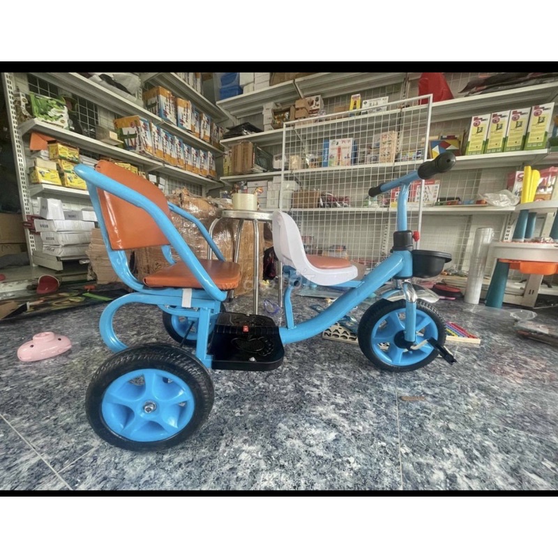 xe đạp xích lô đôi cho bé từ 2 - 8 tuổi