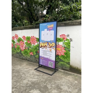Standee khung sắt kích thước 60*160