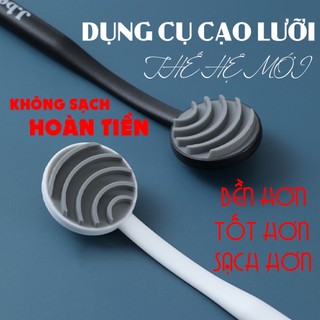 Cạo lưỡi cao cấp làm sạch lưỡi chống hôi miệng dụng cụ cạo lưỡi loại bỏ hôi miệng mảng bám