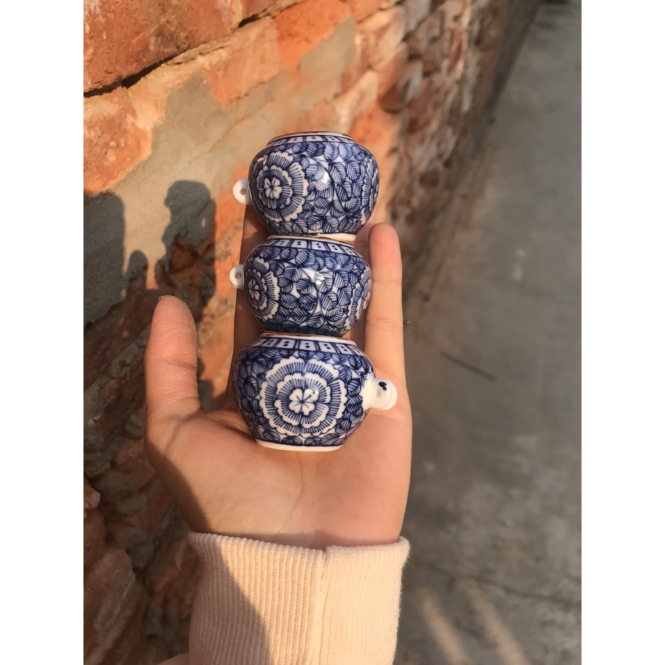 cóng sứ chào mào hàng vẽ tay
