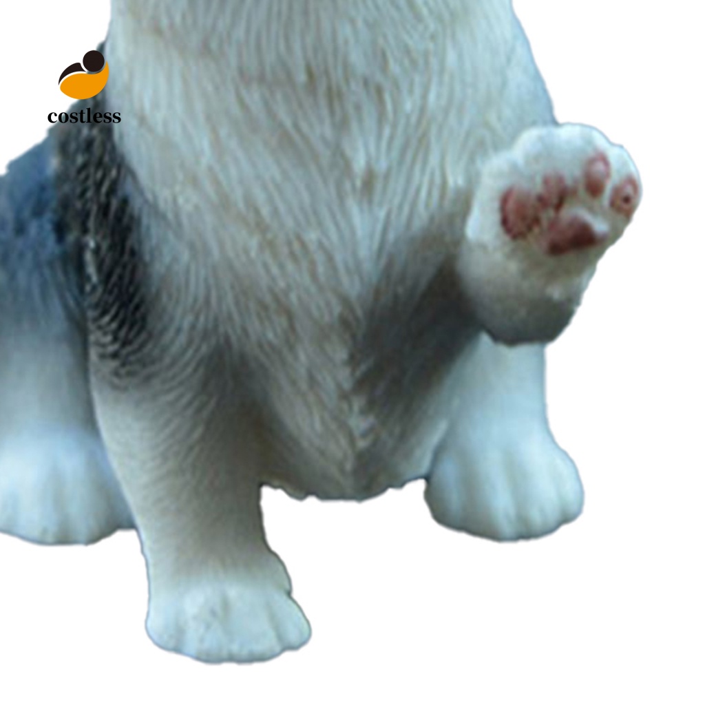 Tượng Mô Hình Chú Chó Corgi Bằng Nhựa Resin Trang Trí Tiểu Cảnh DIY