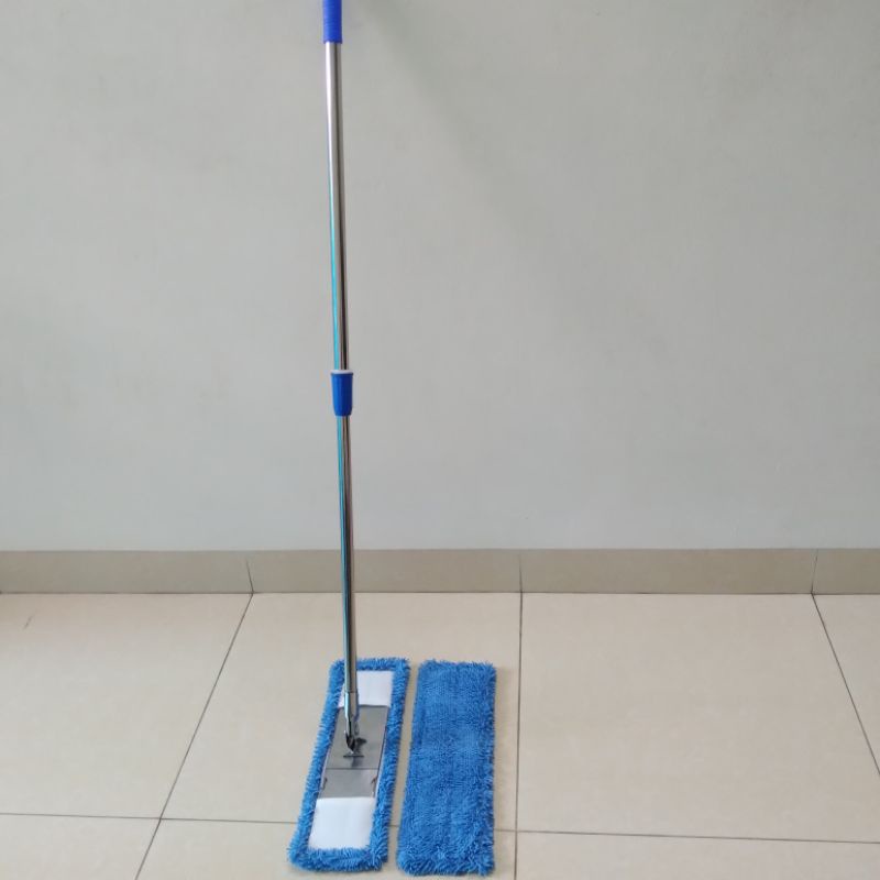 Cây lau nhà công nghiệp 45 cm. Gồm có 1 Khung + 2 Tấm lau | BigBuy360 - bigbuy360.vn