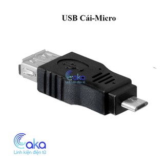 Đầu chuyển usb sang đầu usb đực, usb cái,  usb micro 2.0