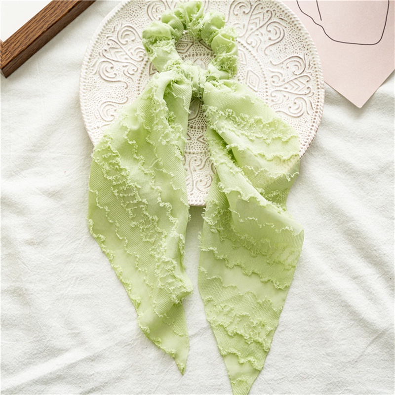 Dây Cột Tóc Vải Thắt Nút Dễ Phối Đồ Dành Cho Nữ