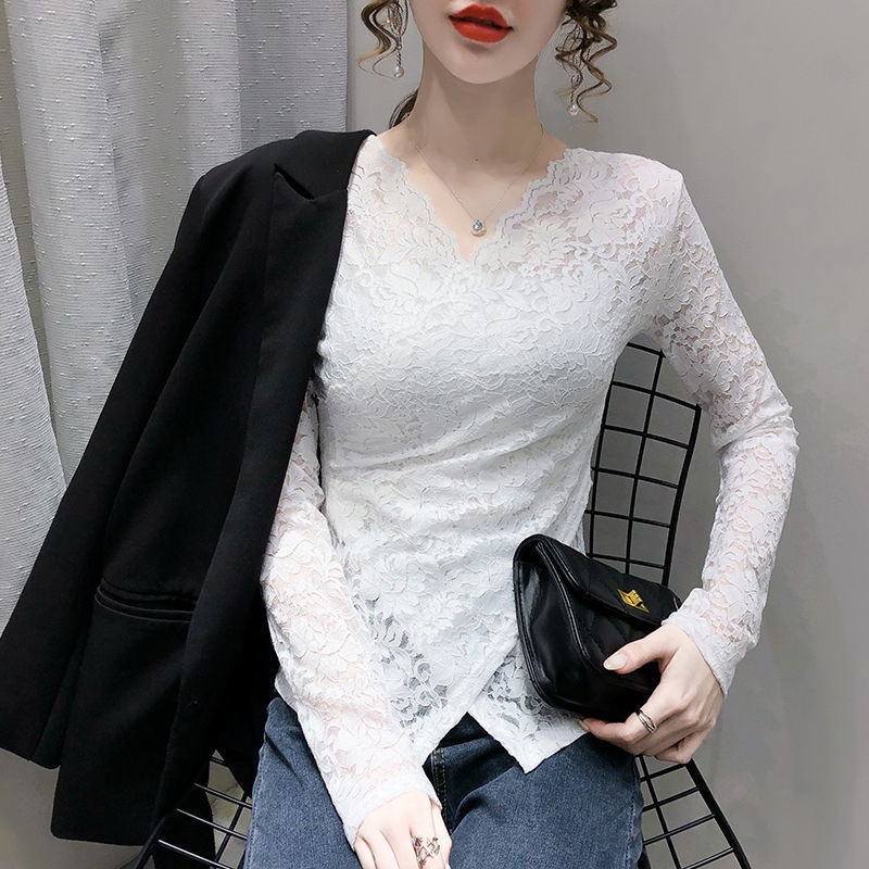 Áo Ren Tay Dài Phong Cách Phương Tây Thời Trang Mùa Thu Cho Nữ 2N3W