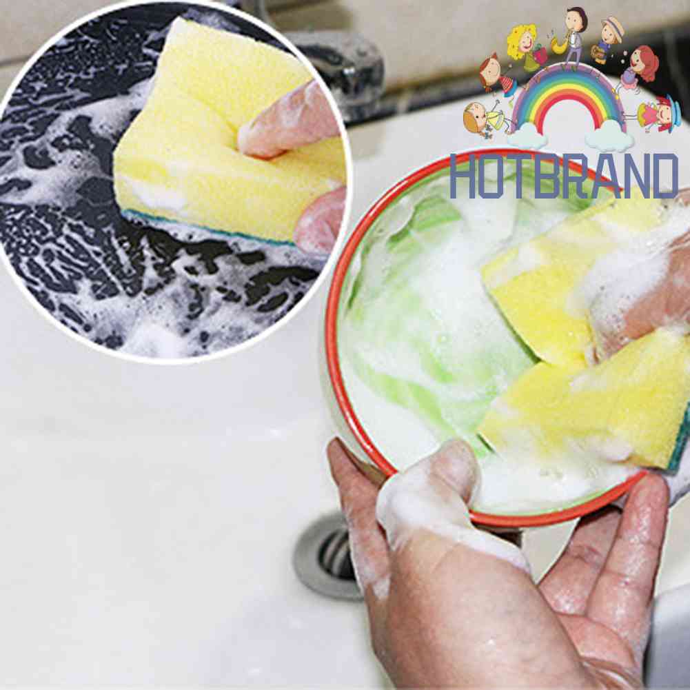 Set 5 Miếng Bọt Biển Rửa Chén Đĩa Đa Năng Tiện Dụng