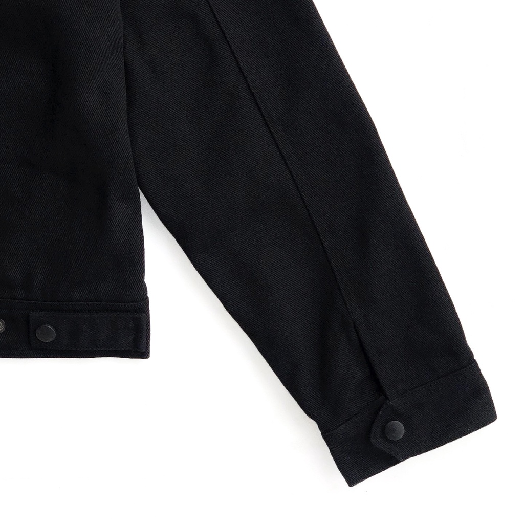 Áo khoác jeans đen form dáng cropped 99PROJECT