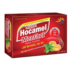 Kẹo Ngậm Ho Hocamel Menthol - Làm giảm ho, ấm họng.Dùng được cho mẹ bầu và mẹ cho con bú.