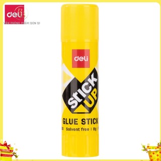 [miễn phí ship] 5 lọ Hồ khô DELI - A200, kết dính mạnh 8g, Vàng, keo khô, keo dính giấy
