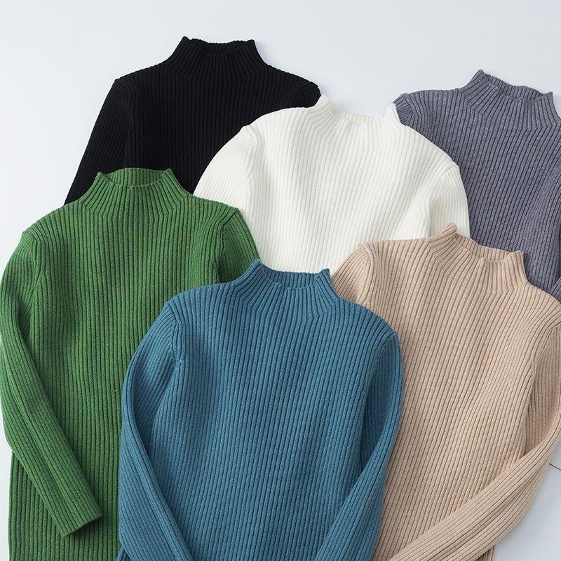 Áo Sweater Cổ Lọ Thời Trang Thu Đông Cho Bé