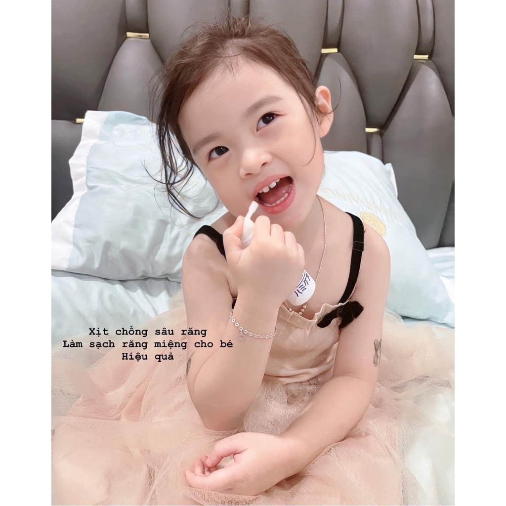 Xịt chống sâu răng, làm sạch răng cho bé Hamikea 25g Nhật Bản