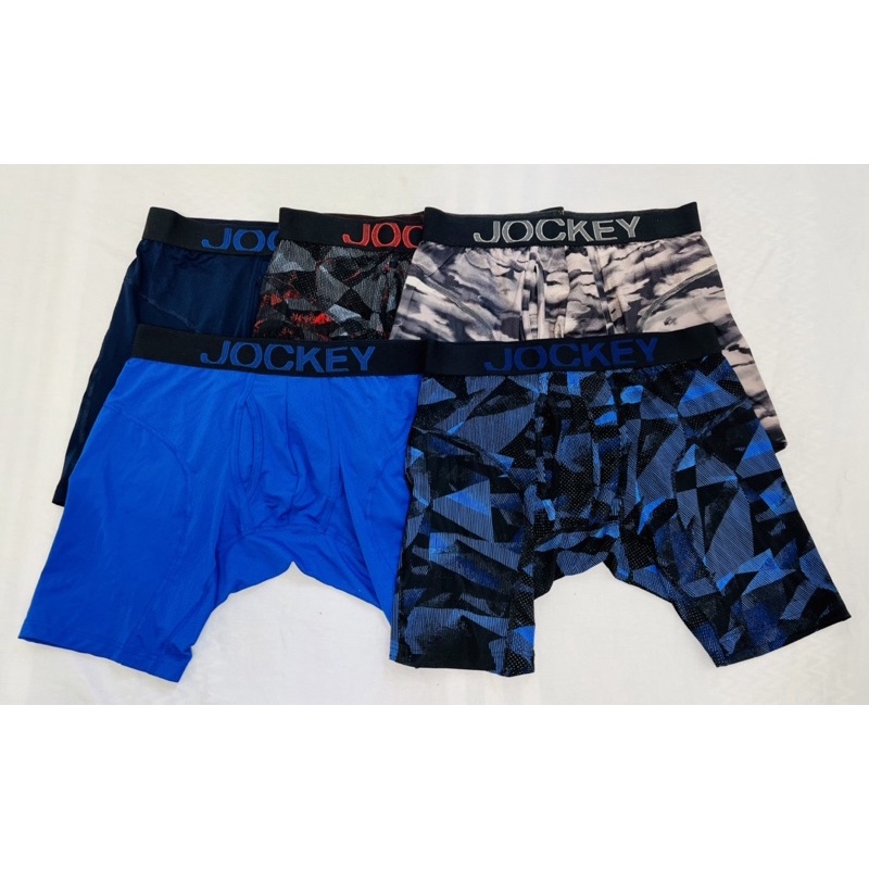 Combo 3pcs quần lót boxer nam Jockey, chất liệu 90%polyester 10%spandex co giản 4 chiều,màu sắc đa dạng,thoáng mát