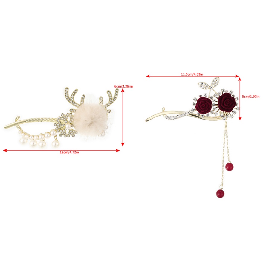 Kẹp Tóc Đính Ngọc Trai Thời Trang Hàn Quốc