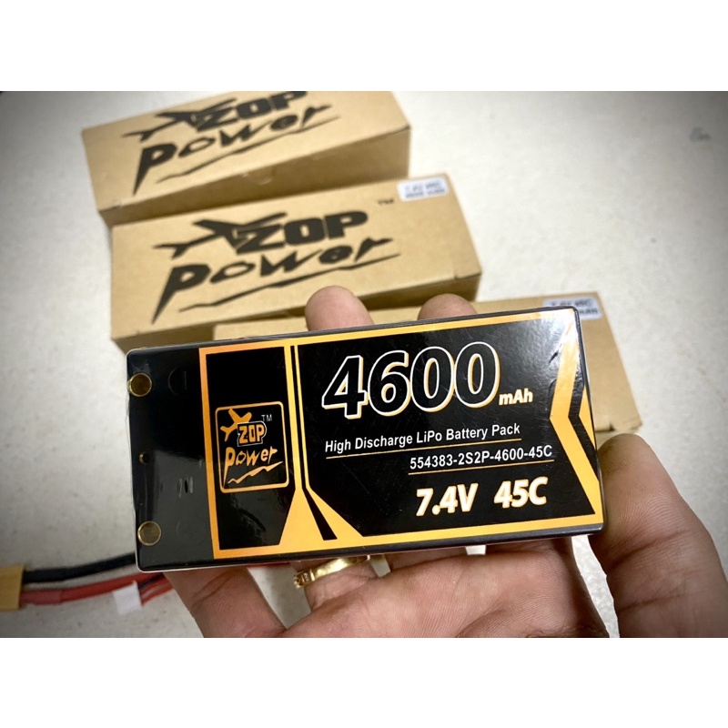 Pin shortcase 2s 4600mah 45c zoppower