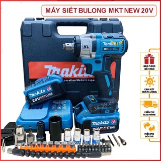 Máy Siết Bulong MA.KI TA 20V Không Chổi Than, 3 Đèn Led Trợ Sáng, Motor Bruschless