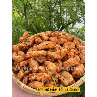 Tóp mỡ / da heo mắm tỏi lá chanh - túi zip
