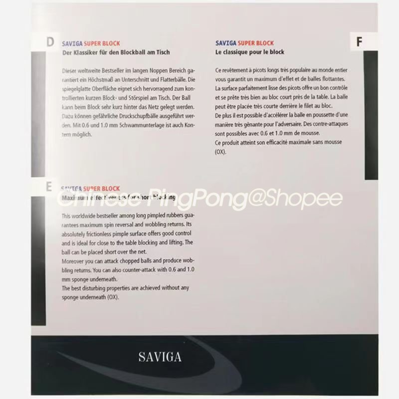 Vợt Đánh Bóng Bàn Bằng Cao Su Siêu Dài DAWEI Ping Pong OX