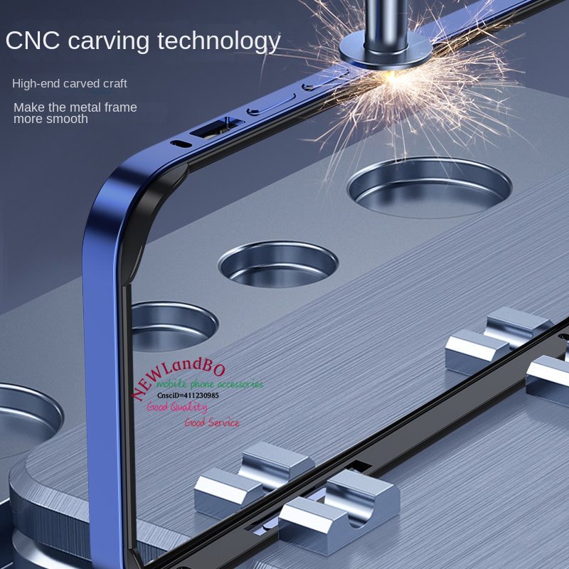 Ốp Điện Thoại Hợp Kim Nhôm Màu Tím Đậm Cho iphone 15 14 13 12 pro max xr 11 pro