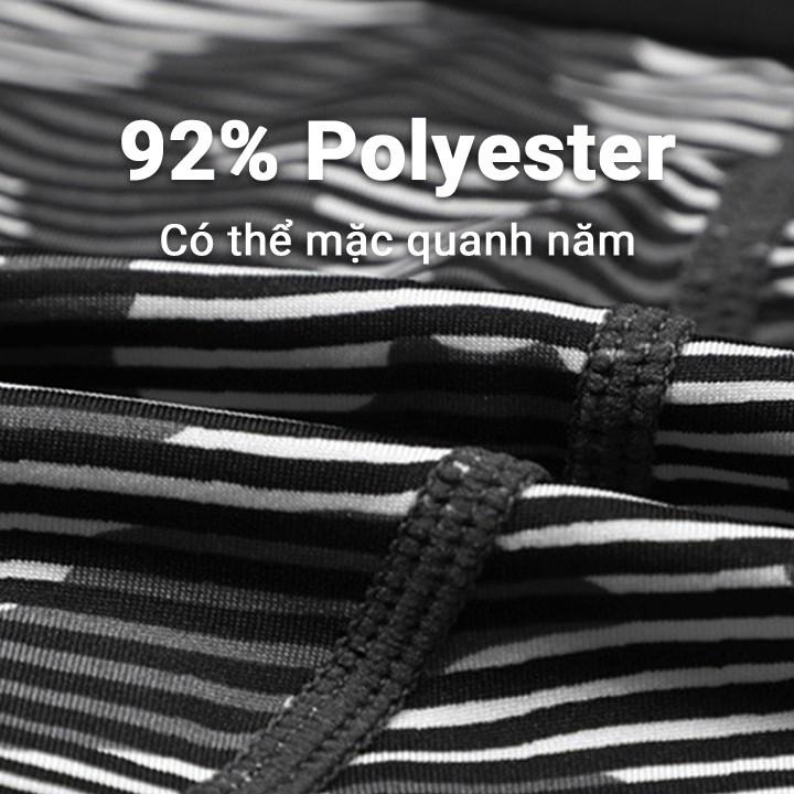 Quần lót thể thao nam iCombat Mono Dark Night legging nam ngắn màu đen chơi bóng rổ, đá banh, chạy bộ, GYM