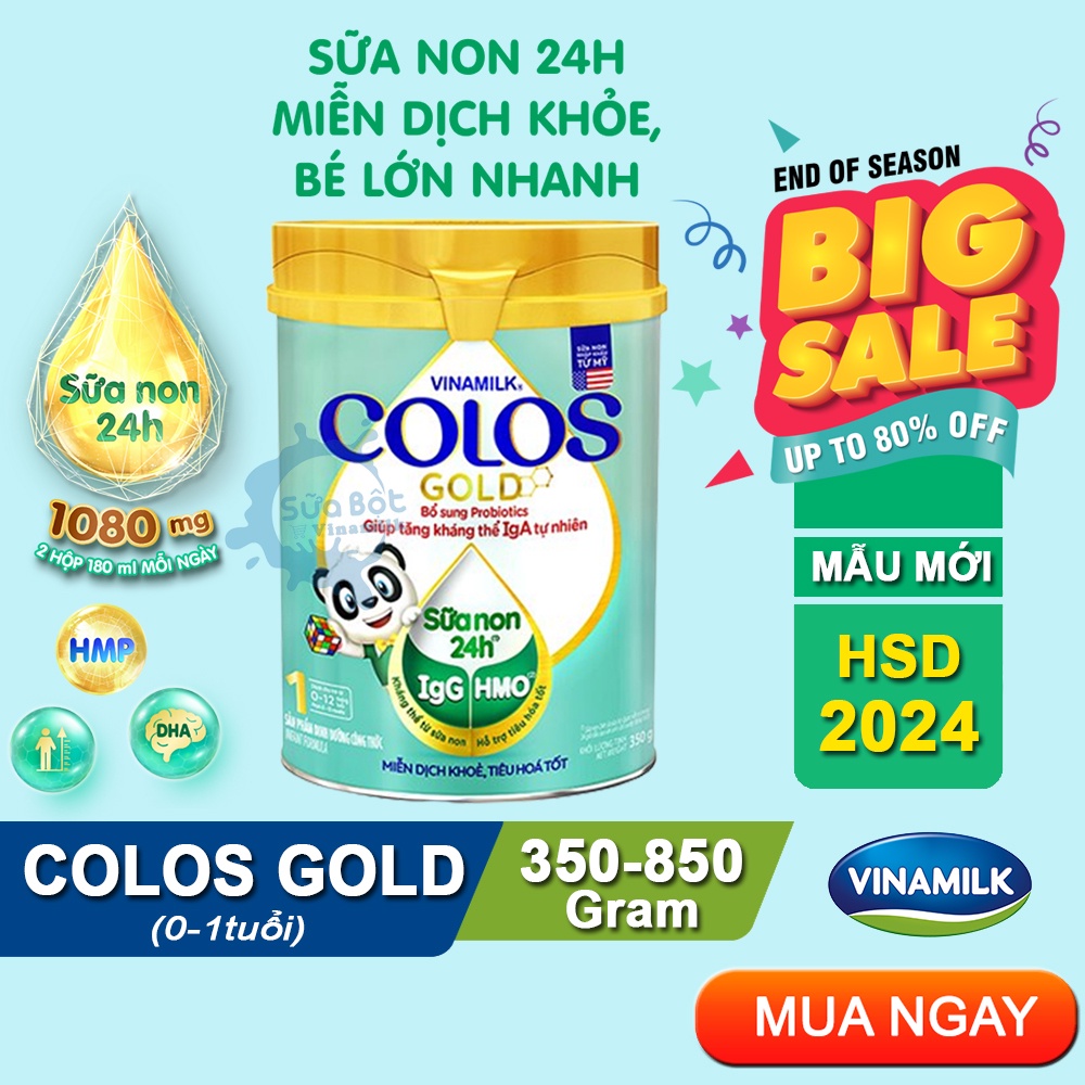 Sữa bột ColosGold 1 - Sữa bột Vinamilk giúp trẻ tăng Miễn dịch khỏe, Bé lớn nhanh bộ.003