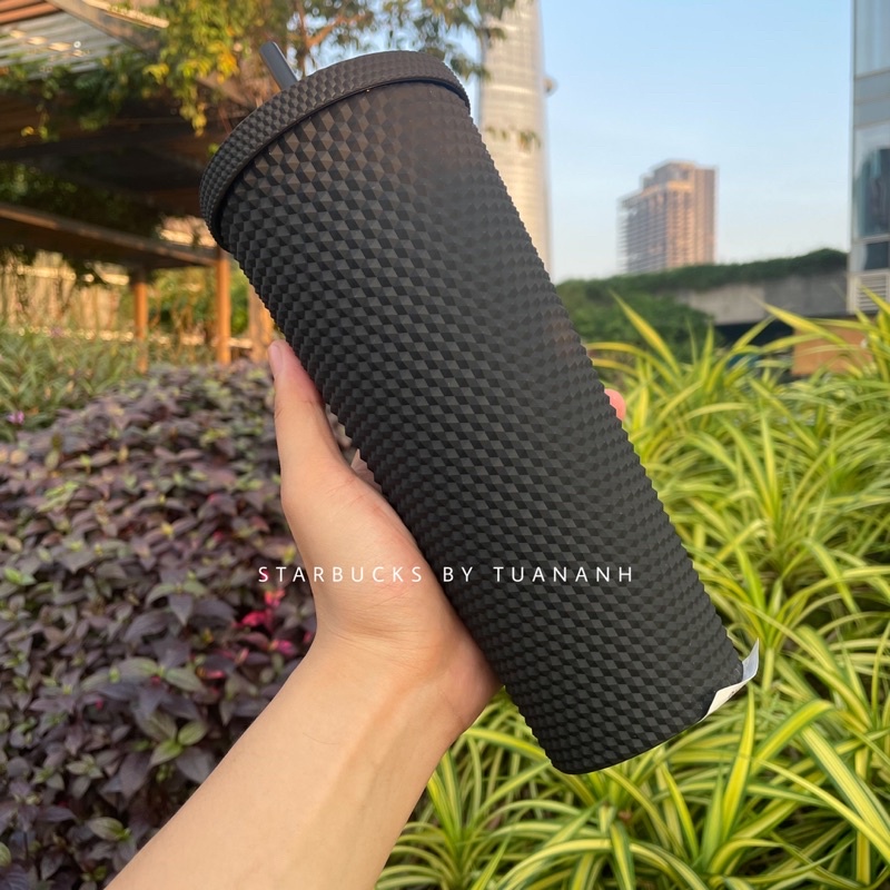 Ly Starbucks Studded Matte Black 710ml