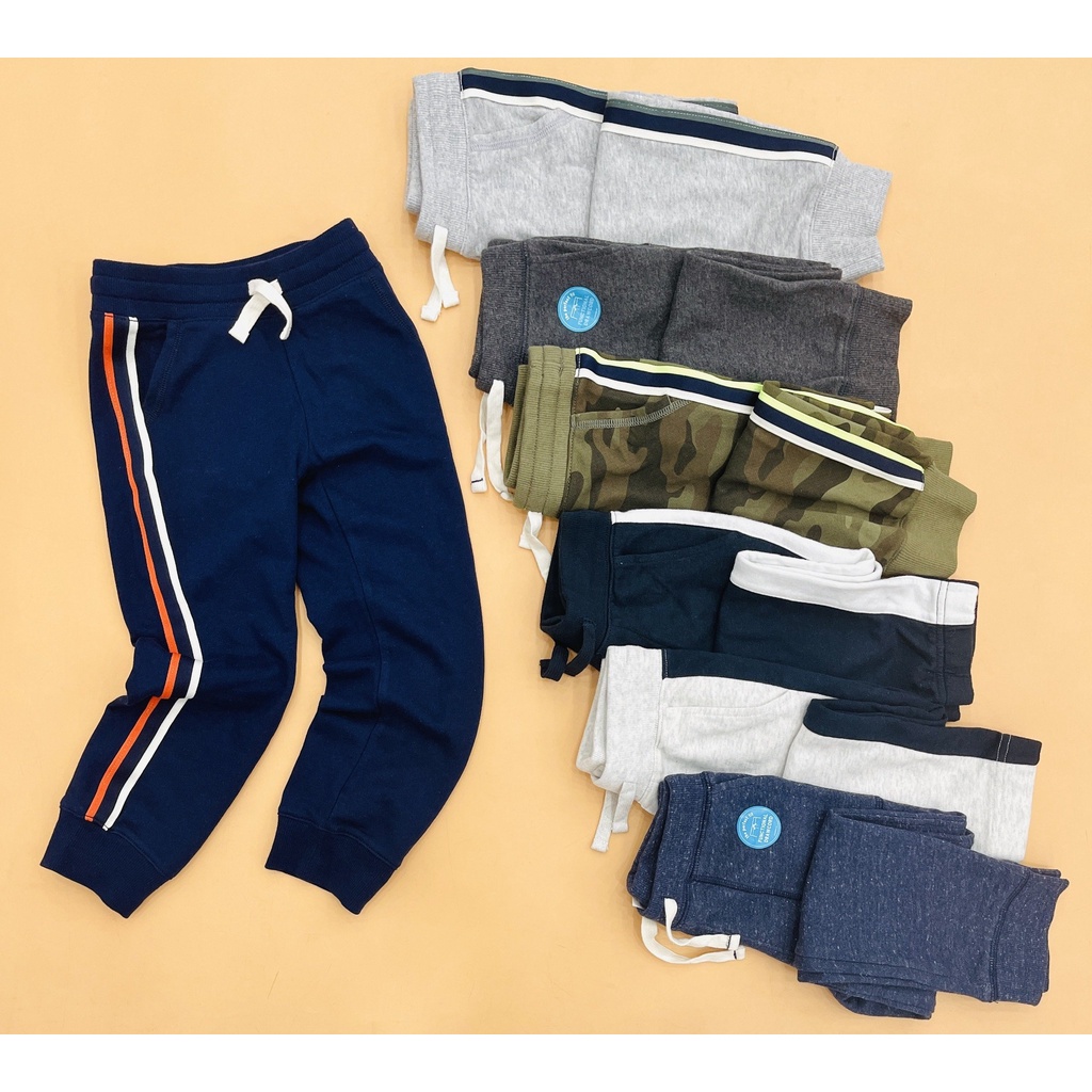 Quần Thun Joger Dài Xuất Khẩu Bé Trai