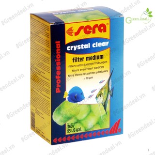 SERA - Crystal Clear Professional (Hộp 12 viên) | Bông lọc bụi mịn, tảo nước xanh trong nước hồ cá thủy sinh