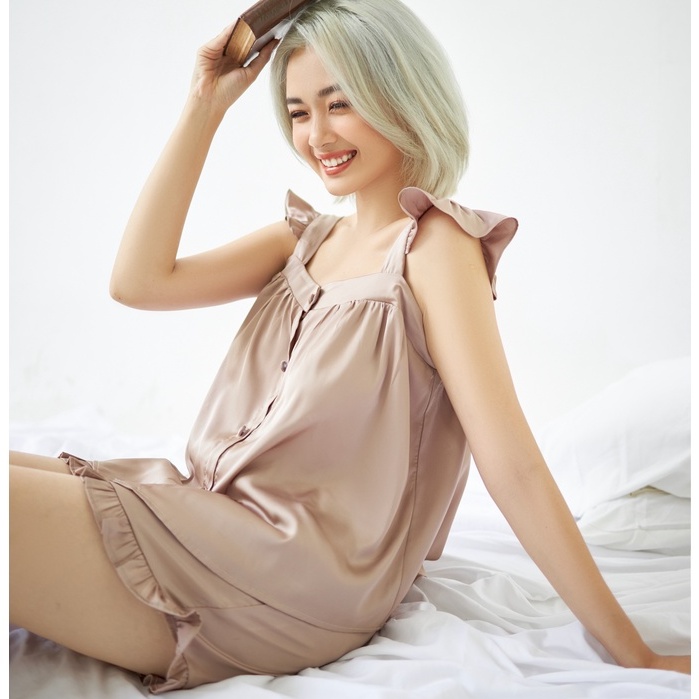 VIBES Bộ Lụa 2 Dây Cánh Tiên Selina Straps Set