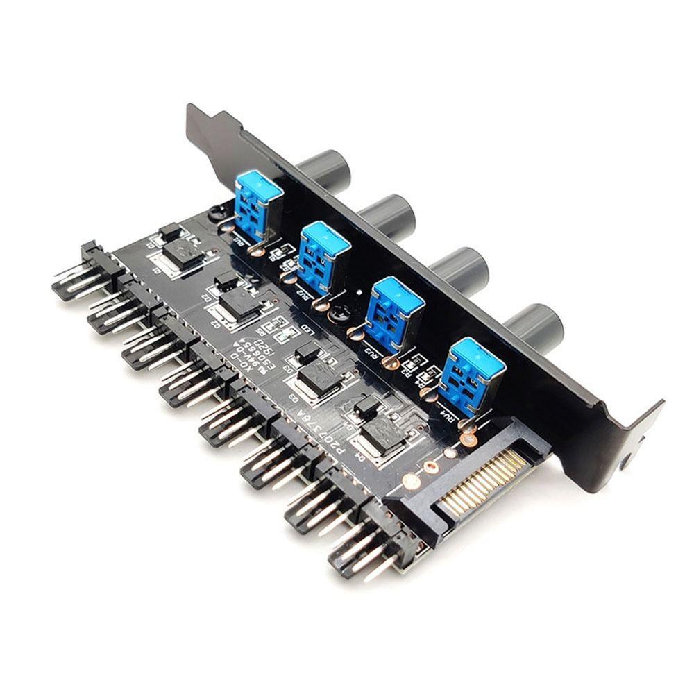 Dây Cáp Tản Nhiệt SATA 8 Kênh 8 Chiều 4 Nút Dành Cho Quạt Máy Tính