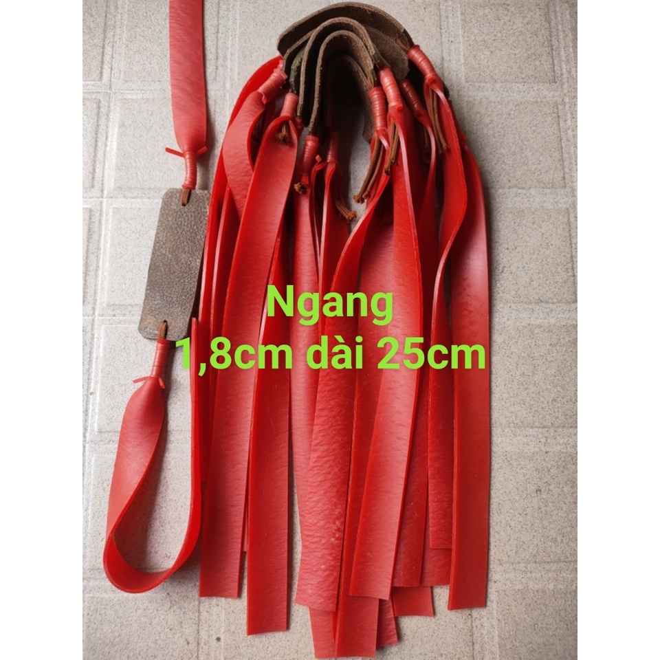 Dây thun thái dày 2 ly cột sẵn da