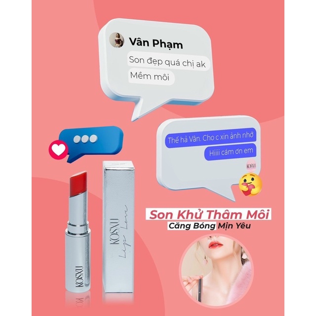 Son dưỡng kosxu có mầu khử thâm môi