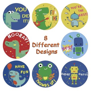 500 stickers dán hình khủng long