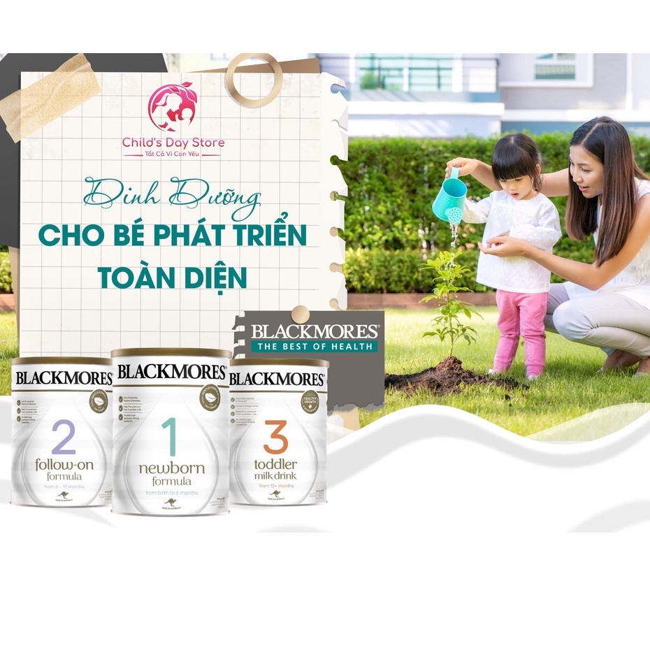 Sữa Blackmores của Úc đủ số 1,2,3 900g - Date mới - childs_day.