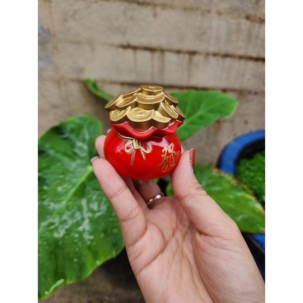 THẦN TÀI, MÈO CHIÊU TÀI, TÚI VÀNG BẰNG NHỰA