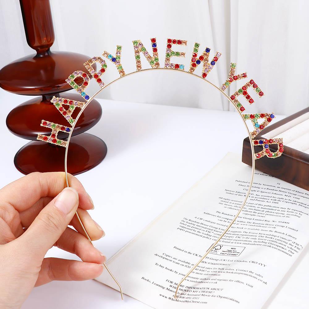 ANEMONE Băng Đô Cài Tóc Mừng Năm Mới Phong Cách Hàn Quốc Ngọt Ngào