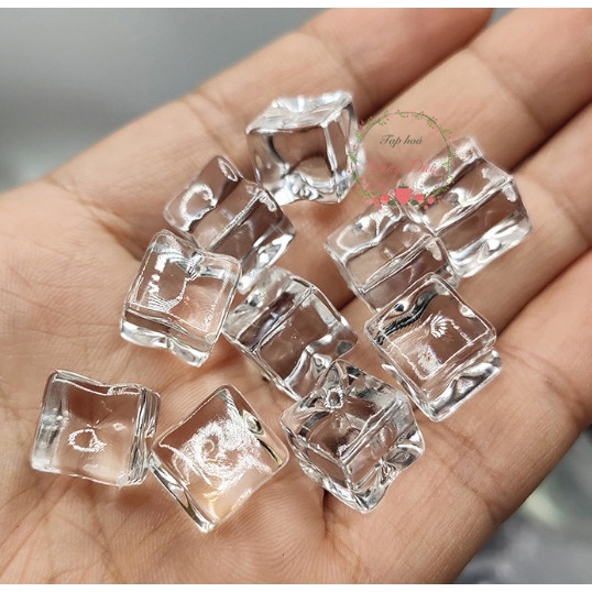 Đá viên giả trong suốt, không tan - đạo cụ chụp ảnh - nhiều size để lựa chọn
