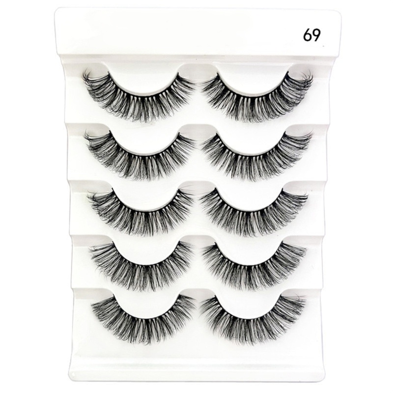 Set 5 Cặp Lông Mi Giả Cong Dài Tự Nhiên YOUYO