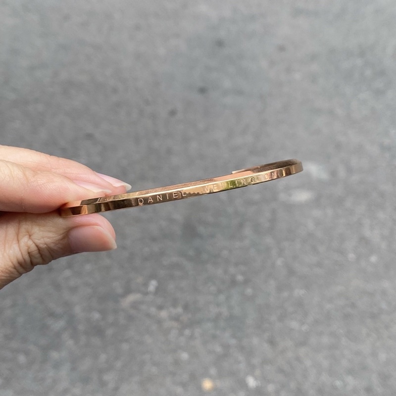 Kiềng/Vòng Cuff DW Màu Silver/Gold/Rose Gold - Thép Titan KHÔNG RỈ