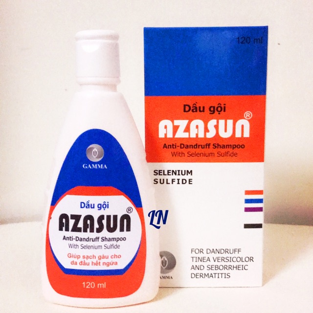 Dầu gội AZASUN 1% giúp vệ sinh da đầu, hỗ trợ làm sạch gàu, giảm gàu cho da đầu - 120ml - Dr.Trang