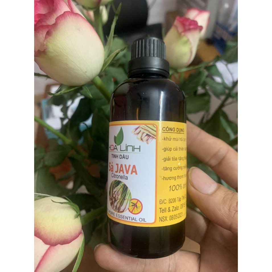 Tinh dầu sả JAVA -100ml  ( đuổi muỗi, kiến và côn trùng) H.LINH