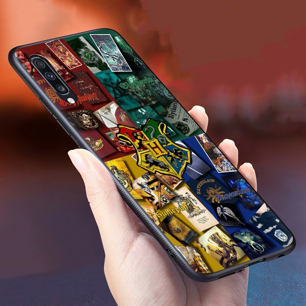 Ốp Điện Thoại Silicon TPU Mềm Đen Hình Harry Potter Cho Samsung S21 S22 Plus Ultra S21 FE Note 10 Lite Plus