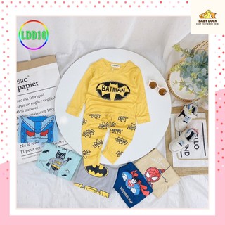 Quần áo bé trai tay dài quần dài Minky Mom chất liệu thun lạnh thoáng mát size 80-150cm