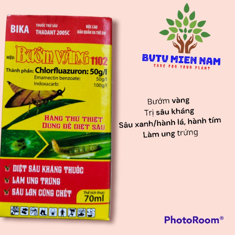 THADANT 70ML, HIỆU QUẢ TRÊN SÂU XANH DA LÁNG, SÂU HÀNH LÁ, SÂU HÀNH TÍM VĨNH CHÂU