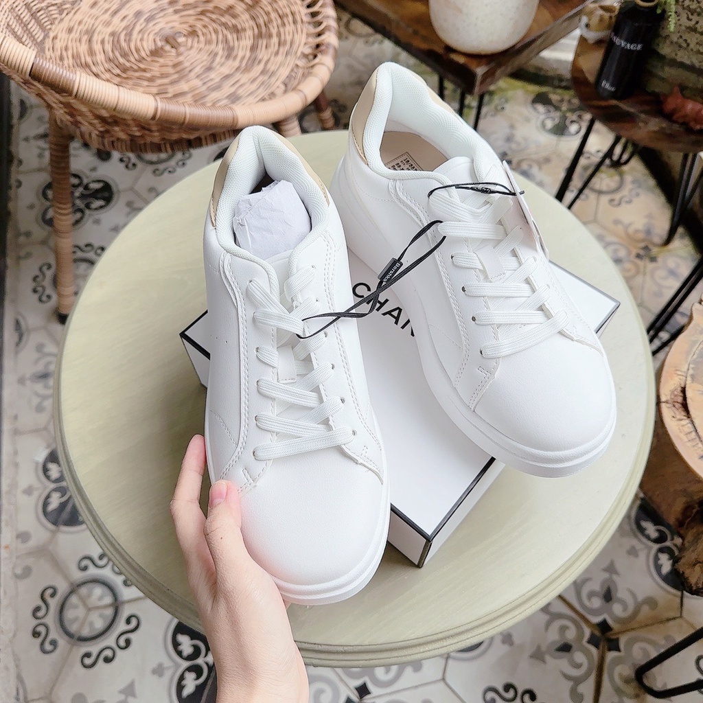 Bershka - Giày Bershka trắng - cho nam - size 40