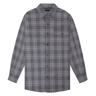 Áo Sơ Mi Flannel Màu Tím Sọc Xanh