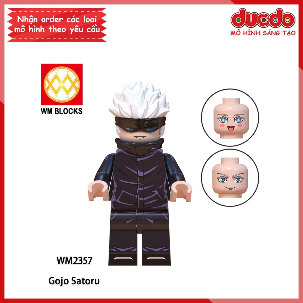 Minifigures nhân vật Anime Chú Thuật Hồi Chiến Jujutsu Kaisen - Đồ chơi Lắp ghép Xếp hình Mini Mô hình WM WM6139