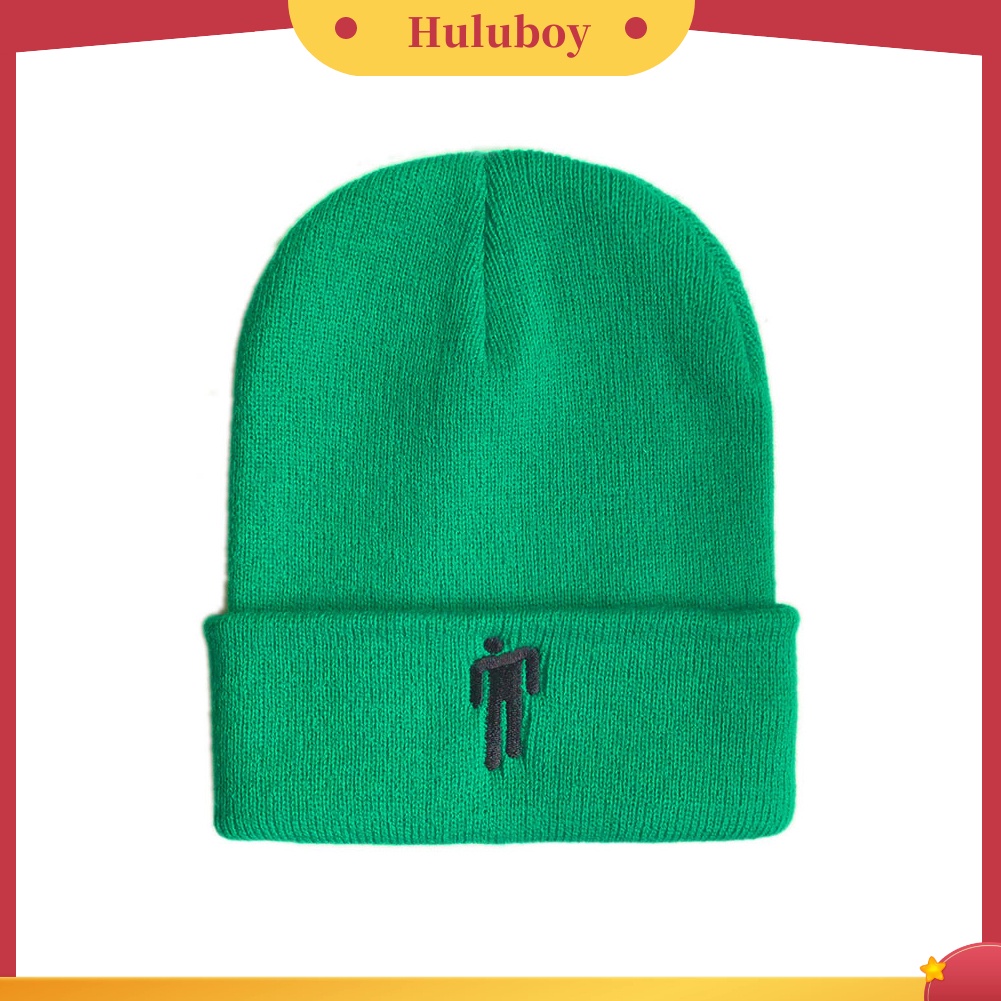 Mũ Len Beanie Mềm Mại Thêu Họa Tiết Thời Trang Thu Đông Cho Nam Nữ